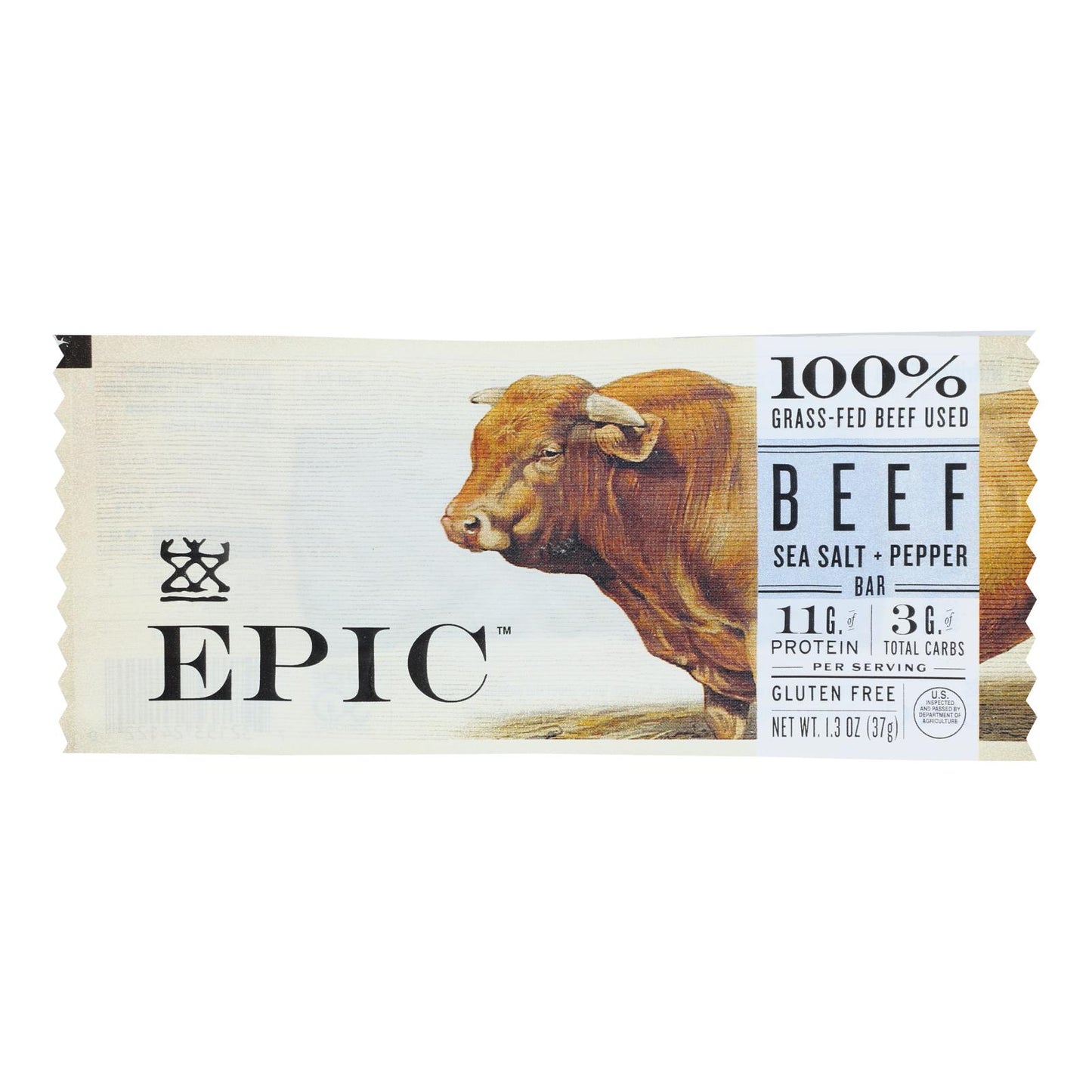 Epic - Bar Beef Sea Salt Pepper - Case Of 12-1.3 Oz