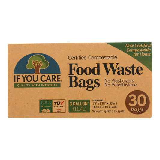 If You Care Trash Bags - Recycled - Case Of 12 - 30 Count