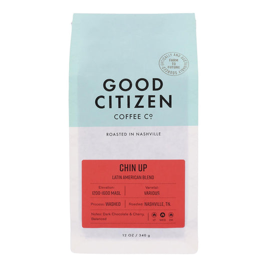 Good Citizen Coffee Co. - Coffee Medium Roasted Chin Up - Case Of 6-12 Oz