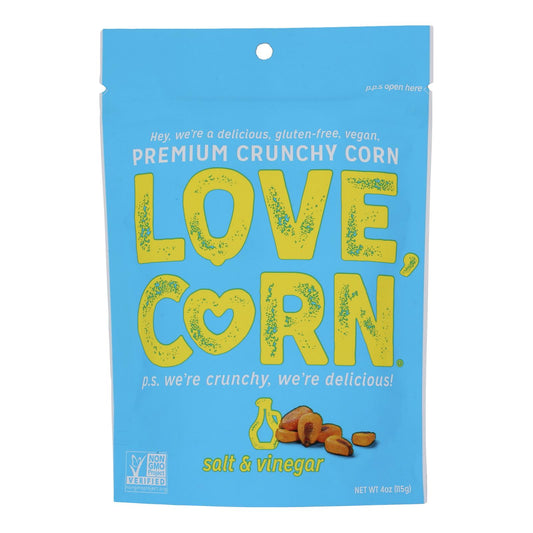 Love Corn - Roasted Corn Salt & Vinegar - Case Of 6-4 Oz
