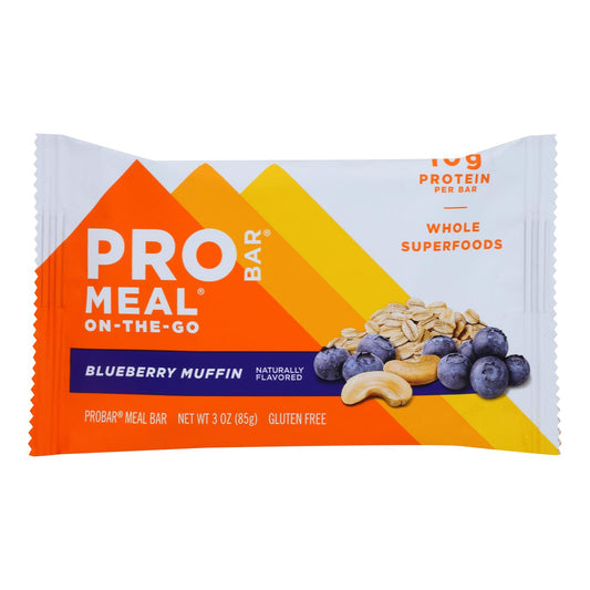 Probar - Meal Bar Bbry Muffin - Case Of 12-3 Oz