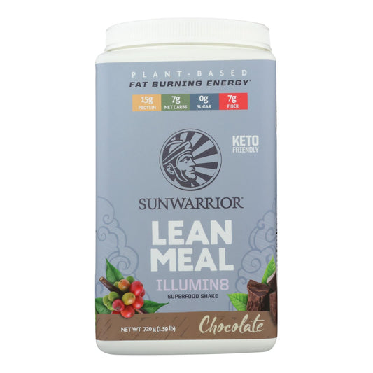 Sunwarrior - Illumin8 Chocolate Mealrpl - 1 Each-25.3 Oz