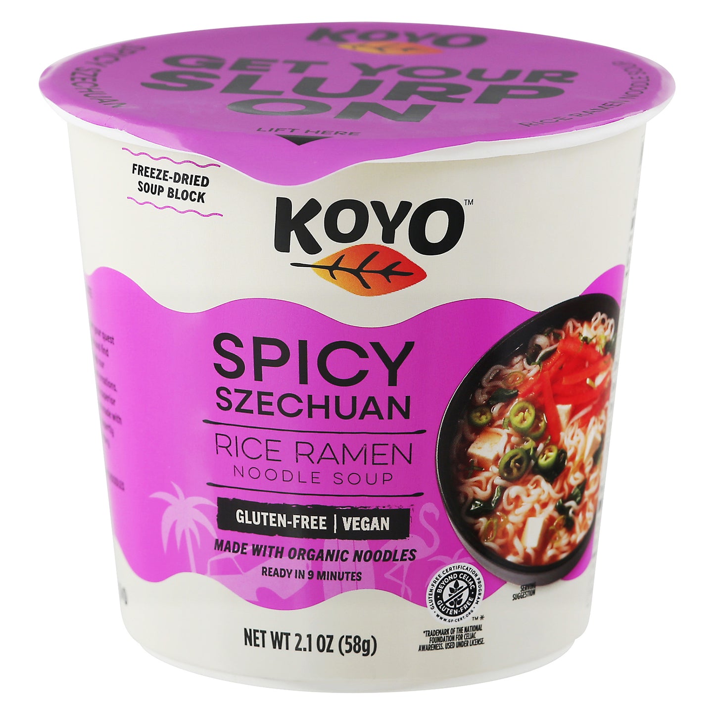 Koyo - Ramen Spicy Szechuan - Case Of 6-2.1 Oz