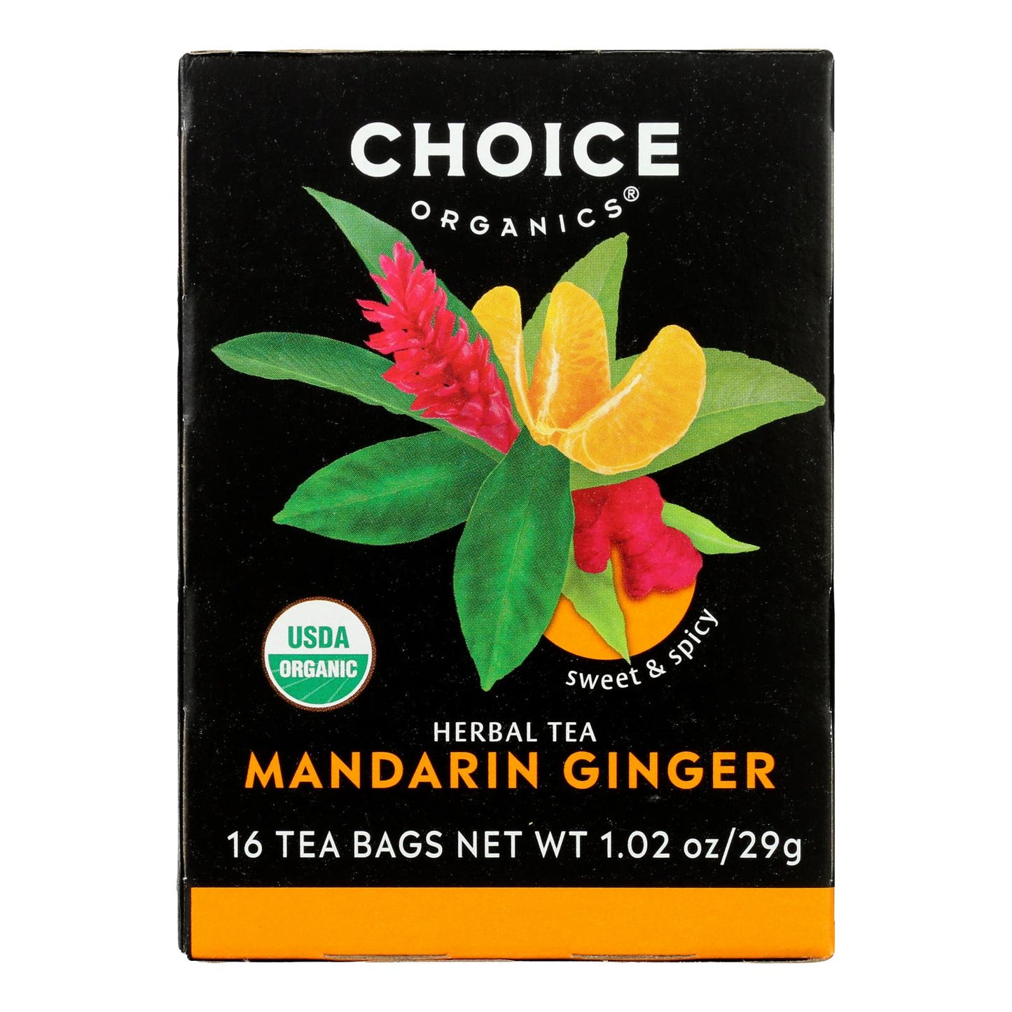 Choice Organic Teas - Tea Mandarin Ginger - Case Of 6-16 Ct