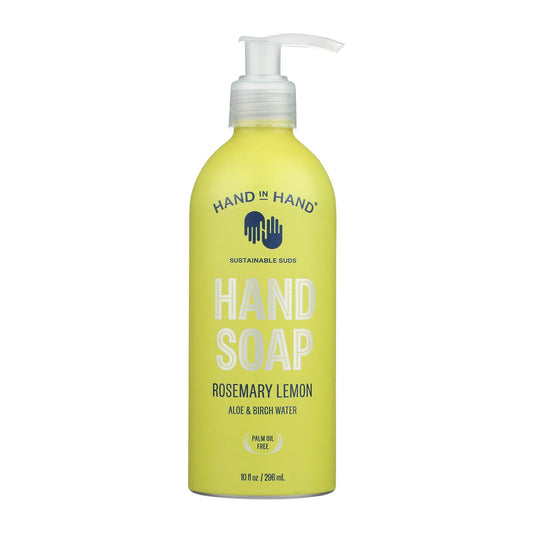 Hand In Hand - Hand Soap Rosemary Lemon - Case Of 3-10 Fz