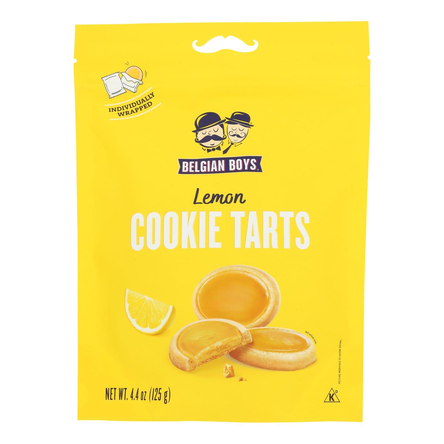 Belgian Boys - Cookie Tarts Lemon - Case Of 6-4.4 Oz