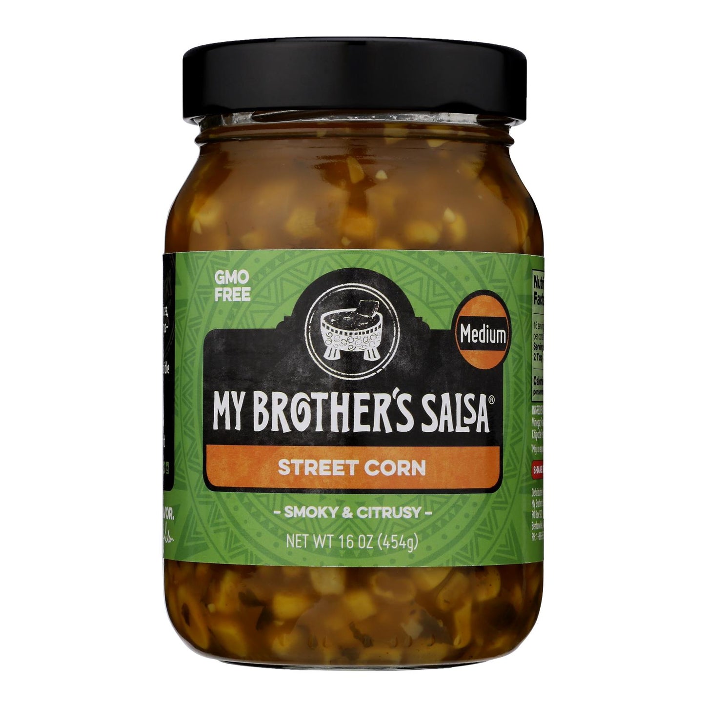 My Brother's Salsa - Salsa Street Corn Medium - Case Of 6-16 Oz