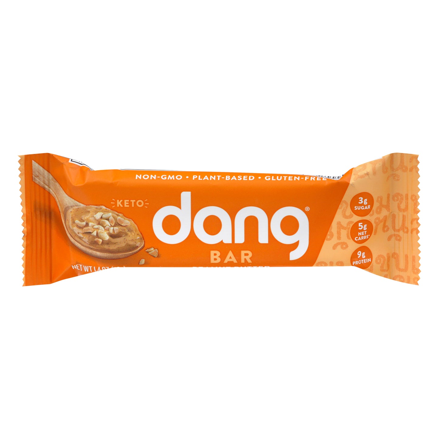 Dang - Bar Peanut Butter - Case Of 12-1.4 Oz