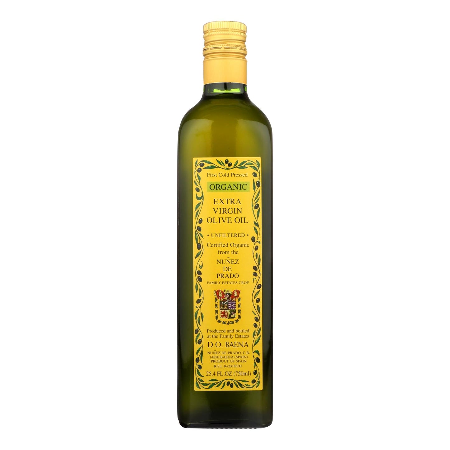 Nunez De Prado - Oil Olive Ex Vrgn - Case Of 12 - 750 Ml