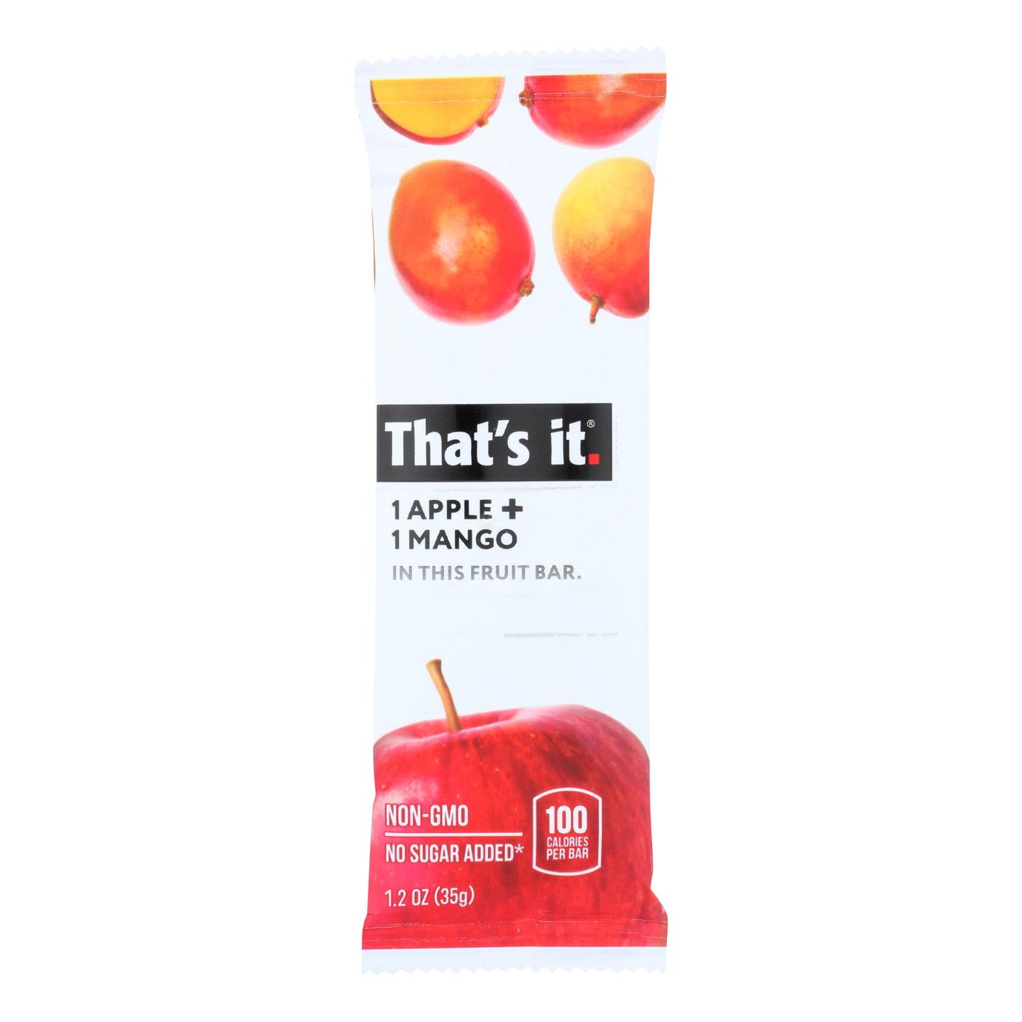 That's It Fruit Bar - Apple And Mango - Case Of 12 - 1.2 Oz