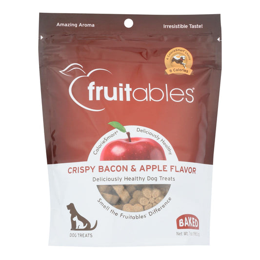 Fruitables - Dog Trts Crunch Bacon Apple - Case Of 8 - 7 Oz