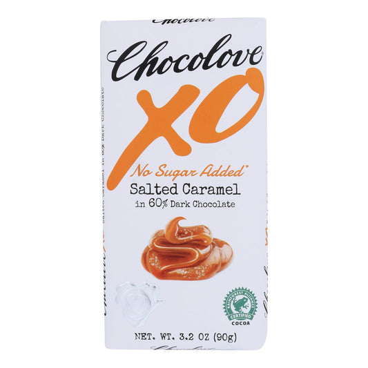 Chocolove - Xo Bar Dark Chocolate Salted Caramel - Case Of 10-3.2 Oz