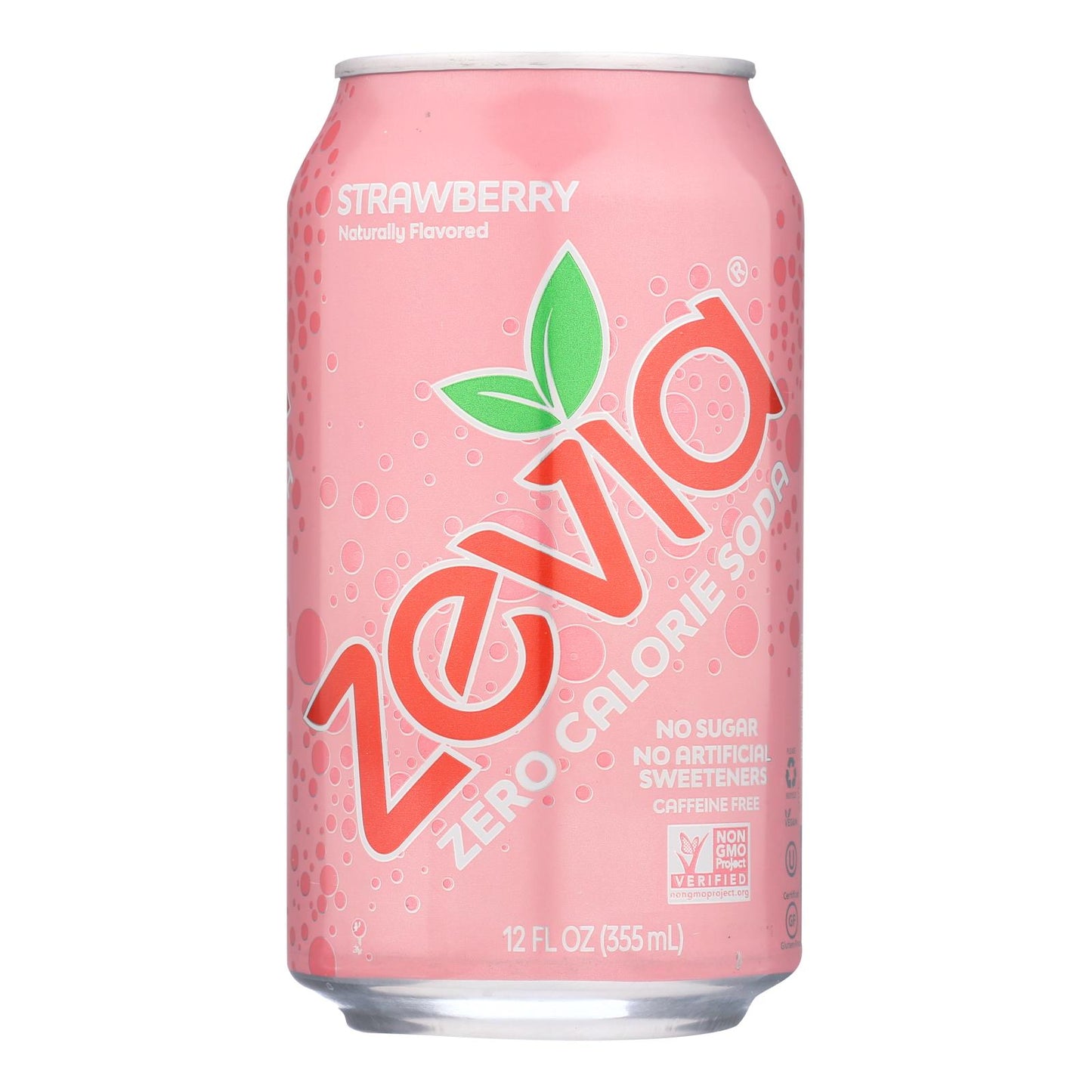 Zevia - Strawberry Soda Zero Calorie - Case Of 4-6/12 Fluid Ounces