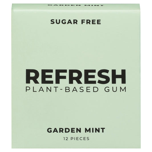 Refresh Gum - Gum Garden Mint - Case Of 12-12 Count