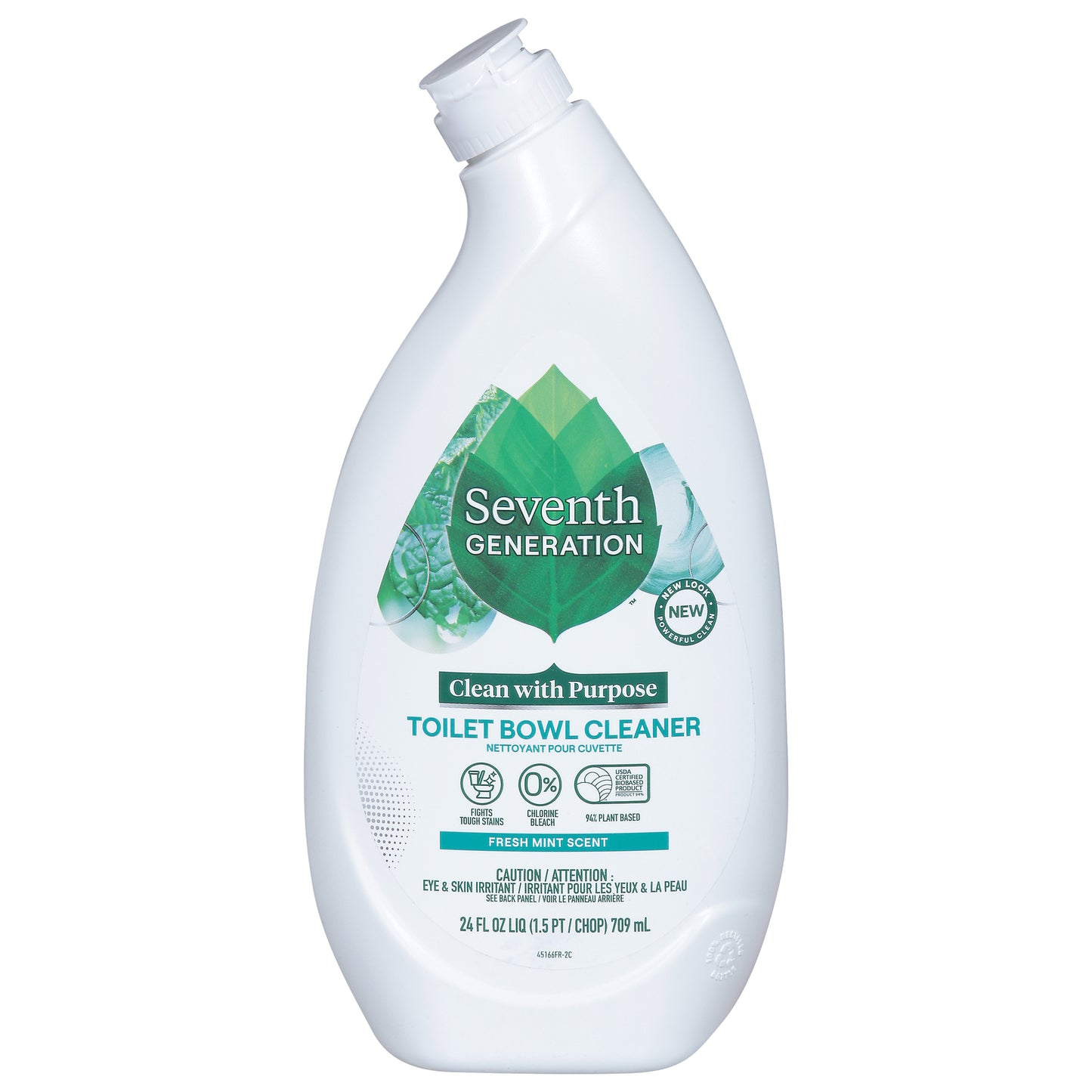 Seventh Generation - Cleaner Toilet Bowl Mint - Case Of 4-24 Fluid Ounces