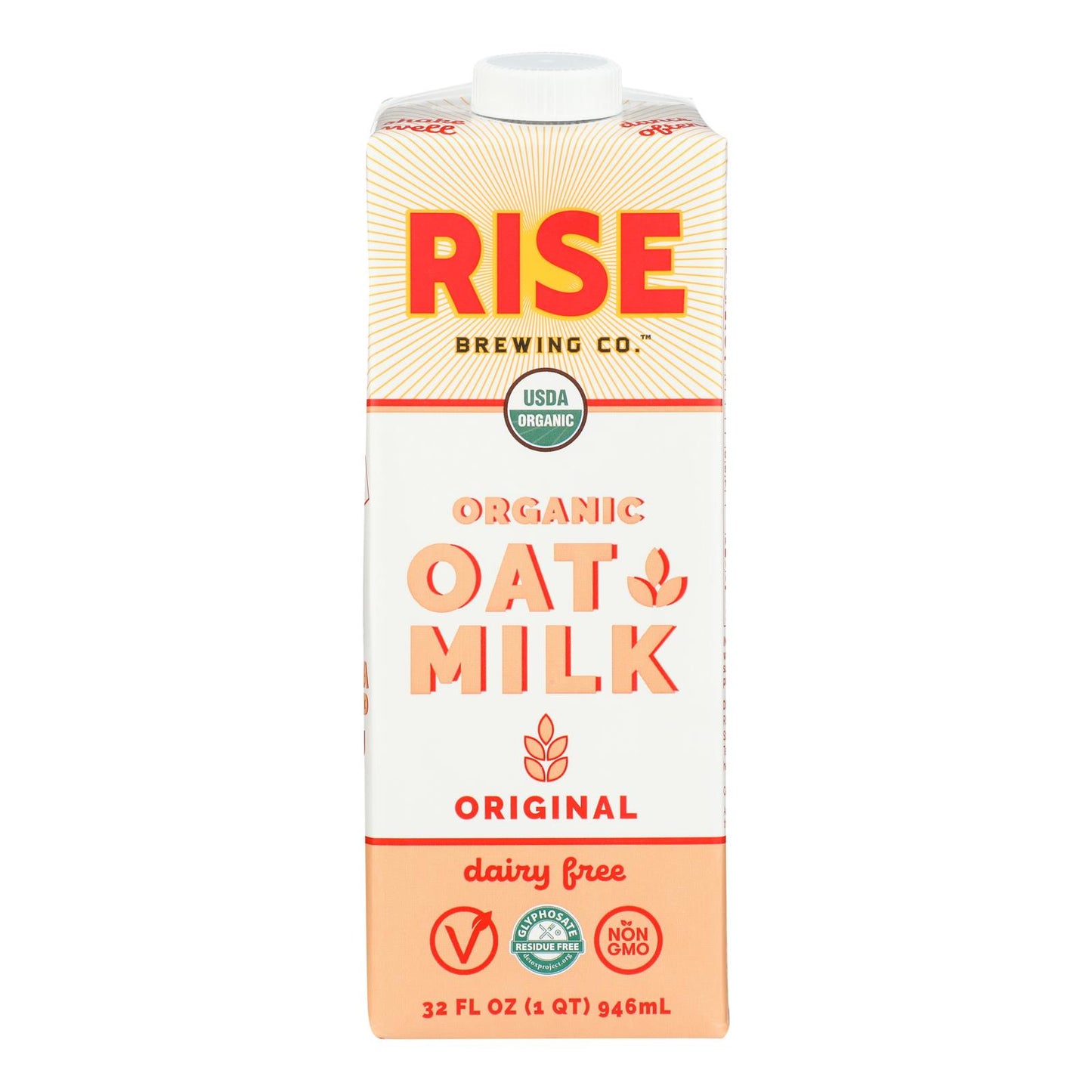 Rise Brewing Company - Oatmilk Organic Original - Case Of 6-32 Fluid Ounces