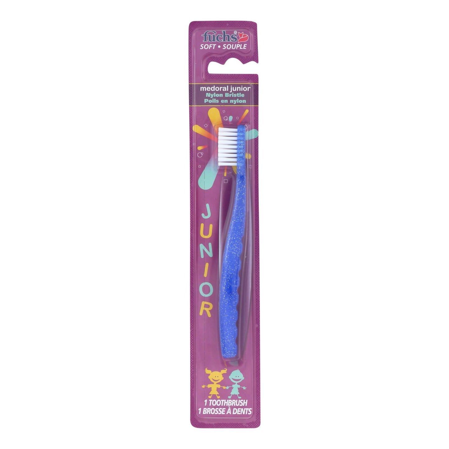 Fuchs Nylon Bristle Junior Toothbrush  - Case Of 12 - Ct