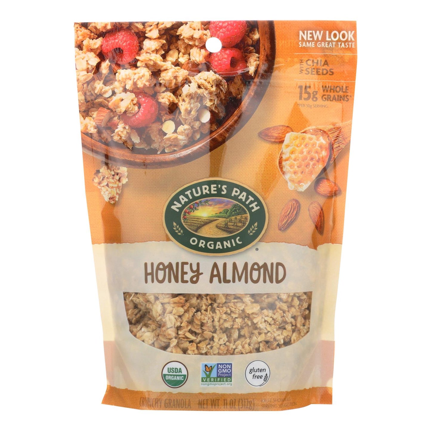 Nature's Path Organic Honey Almond Granola - Case Of 8 - 11 Oz.