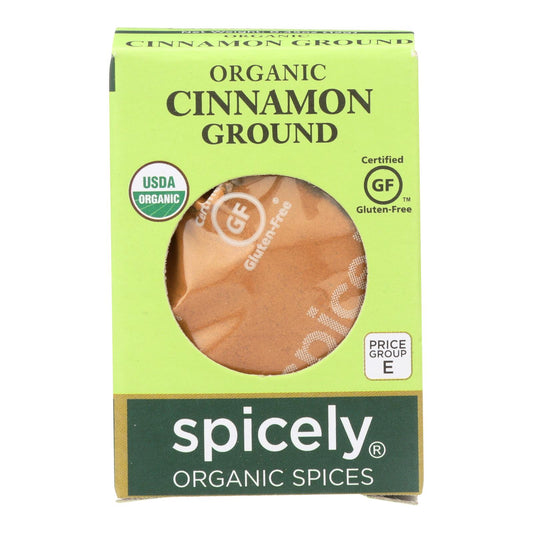 Spicely Organics - Organic Cinnamon - Ground - Case Of 6 - 0.45 Oz.