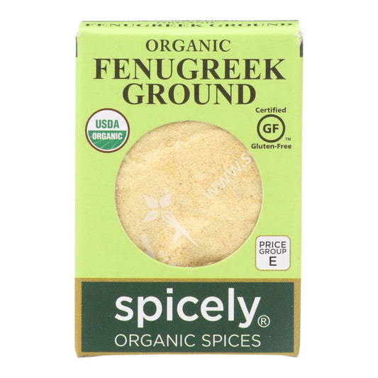 Spicely Organics - Organic Fenugreek - Ground - Case Of 6 - 0.45 Oz.