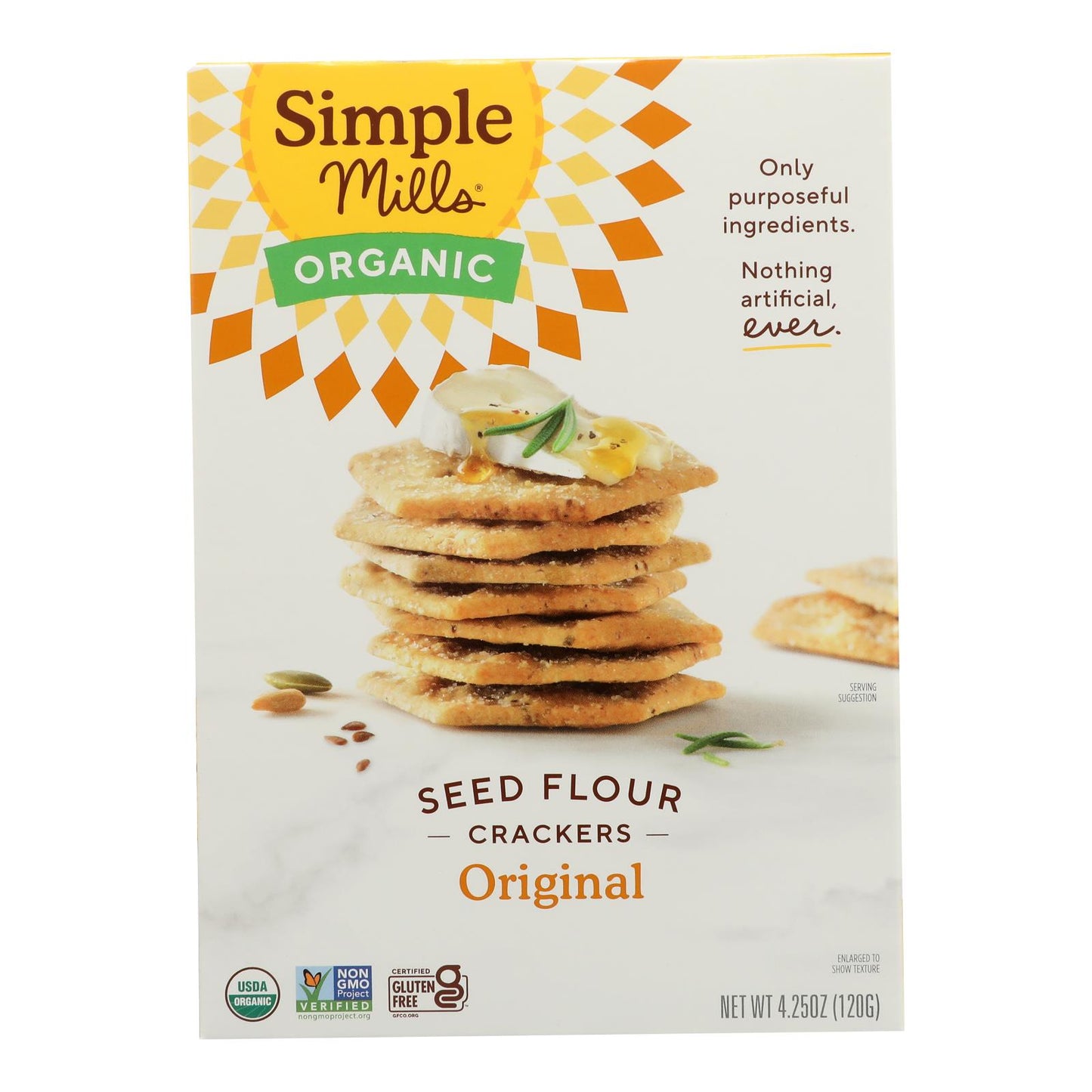 Simple Mills - Crckr Seed Flr Original - Case Of 6-4.25 Oz