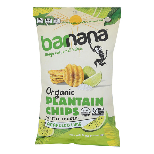 Barnana - Plntn Chips Acaplco Lme - Case Of 6-5 Oz