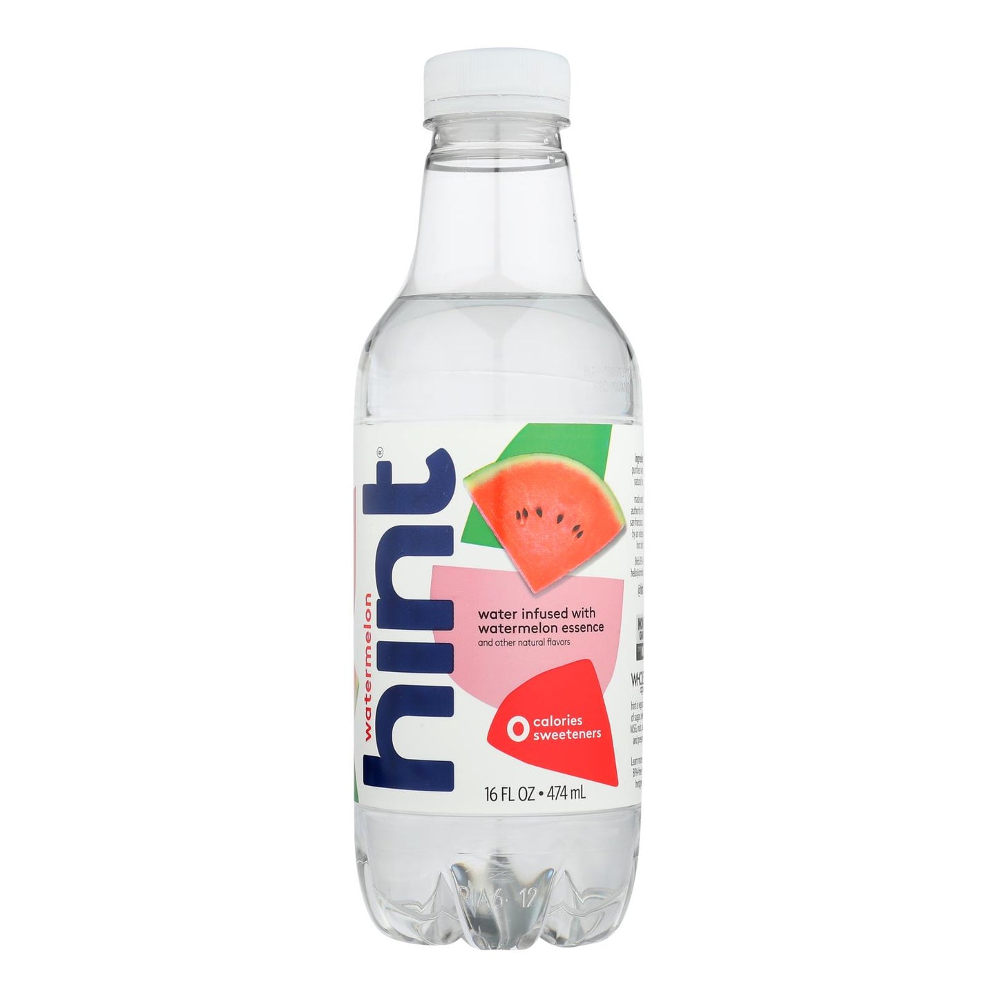 Hint Watermelon Water - Watermelon - Case Of 12 - 16 Fl Oz.