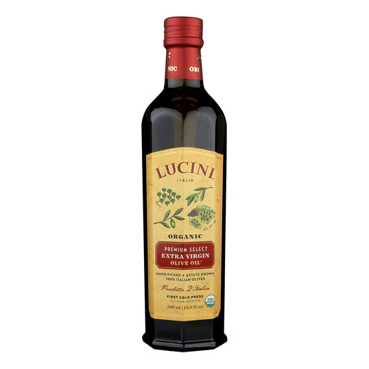 Lucini Italia Olive Oil - Organic - X-virgin - Large - Case Of 6 - 16.9 Fl Oz