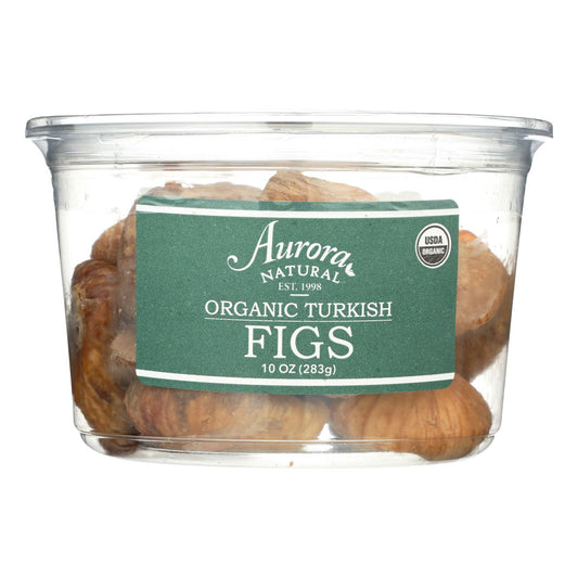 Aurora Natural Products - Organic Turkish Figs - Case Of 12 - 10 Oz.