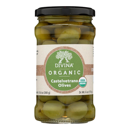 Divina - Olives Castelvetrano - Case Of 6 - 6 Oz