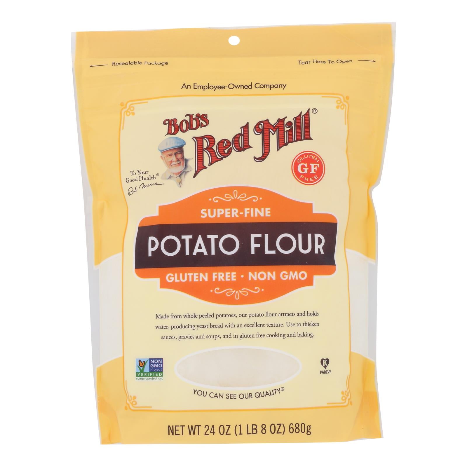 Bob's Red Mill - Flour Potato G/f - Case Of 4-24 Oz