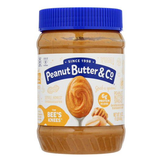 Peanut Butter And Co The Bee's Knees - Peanut Butter - Case Of 6 - 16 Oz.