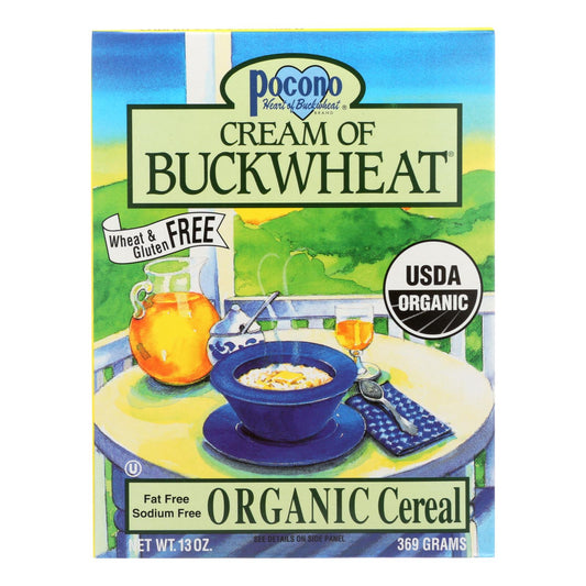 Pocono Cream Of Buckwheat - Organic - Case Of 6 - 13 Oz.