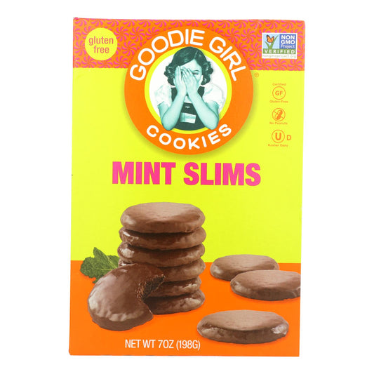 Goodie Girl Cookies Cookies - Mint Slims - Choclt - Case Of 6 - 7 Oz