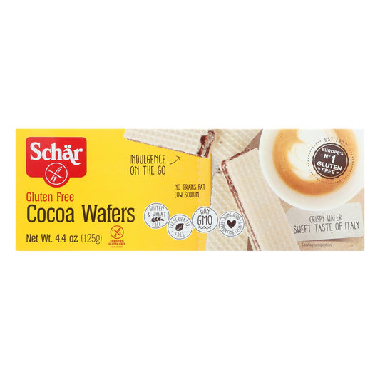 Schar Cocoa Wafers - Case Of 12 - 4.4 Oz.