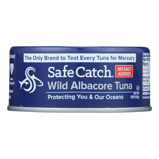 Safe Catch Wild Albacora Tuna - Case Of 12 - 5 Oz