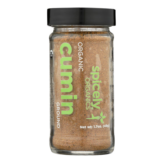 Spicely Organics - Organic Cumin - Ground - Case Of 3 - 1.7 Oz.