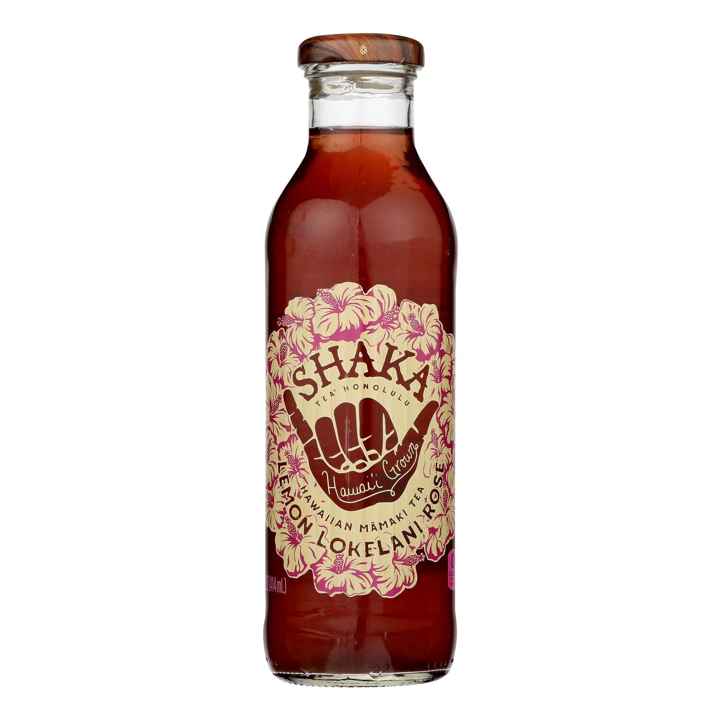 Shaka Tea - Tea Lemon Lokelani Rose - Case Of 12 - 14 Fz