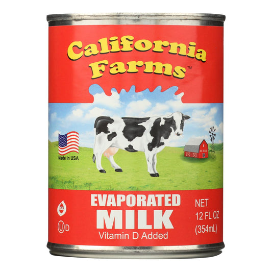 California Farms Evaporated Milk - 12 Oz - Case Of 24