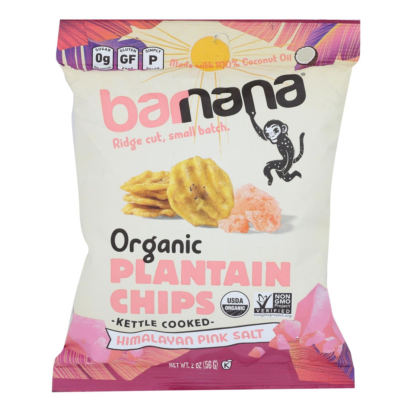 Barnana - Plantn Chips Him Pnkslt - Case Of 6-2 Oz