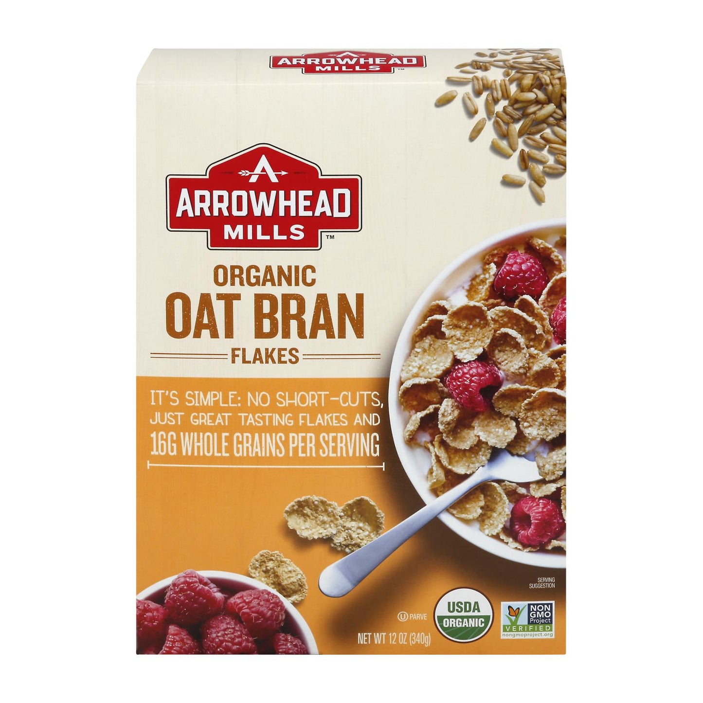 Arrowhead Mills - Cereal Oat Brn Flk Bx - Case Of 6-12 Oz