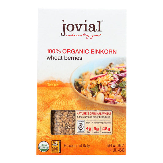 Jovial - Wheat Berries - Organic - Einkorn - 16 Oz - Case Of 12