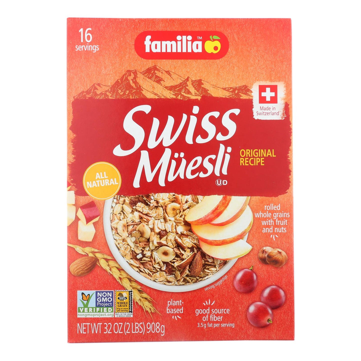 Familia - Muesli Swiss Original - Case Of 6-29 Oz