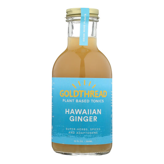 Goldthread Hawaiian Ginger Herbal Tonic  - Case Of 6 - 12 Fz