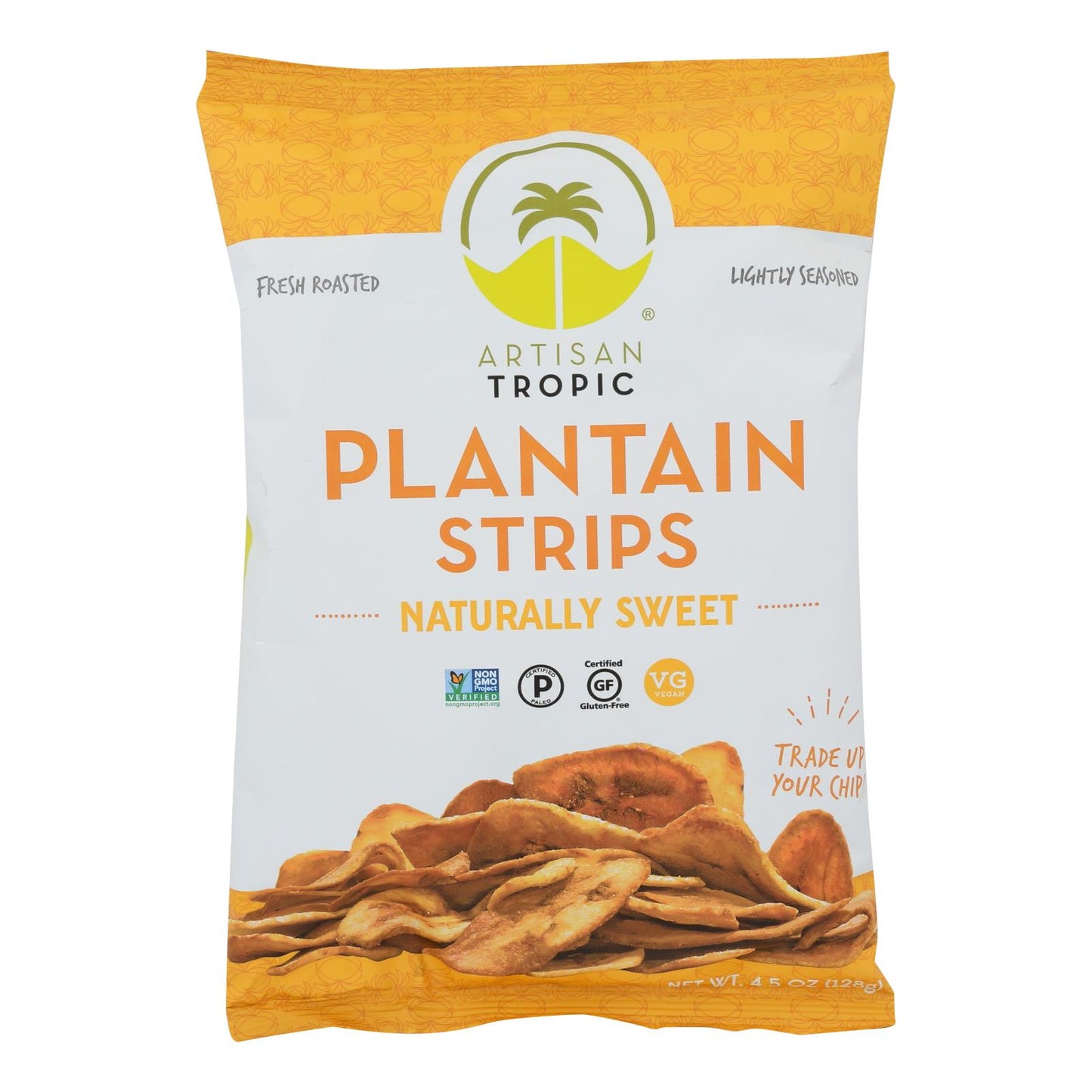 Artisan Tropic Plantain Strips - Naturally Sweet - Case Of 12 - 4.5 Oz.