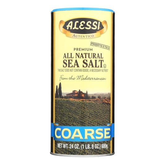 Alessi - Mediterranean Sea Salt - Coarse - Case Of 6 - 24 Oz.