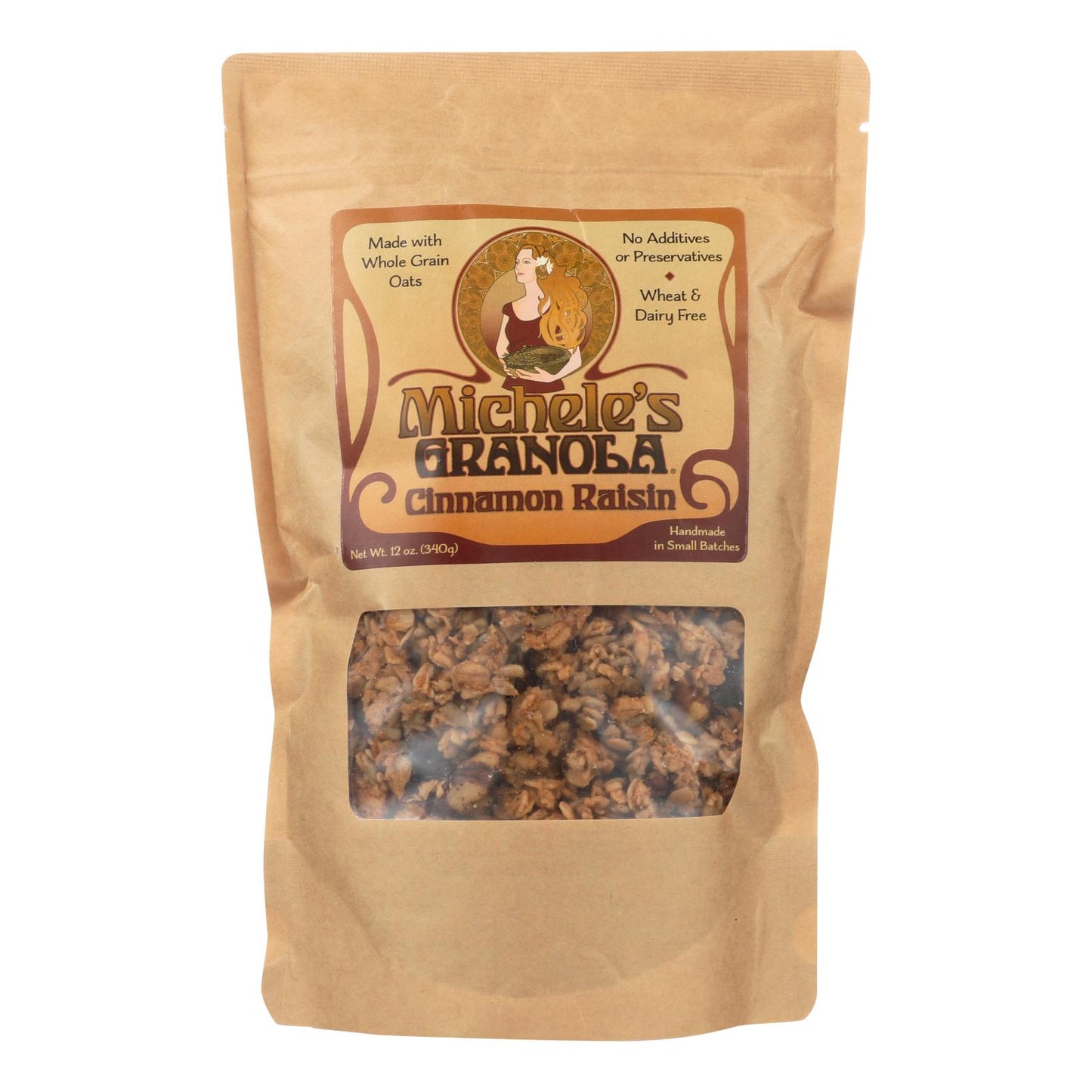 Michele's Granola - Granola Cinnamon Raisin - Case Of 6-12 Oz