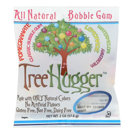 Tree Hugger Bubble Gum - Fantastic Fruit - 2 Oz - Case Of 12