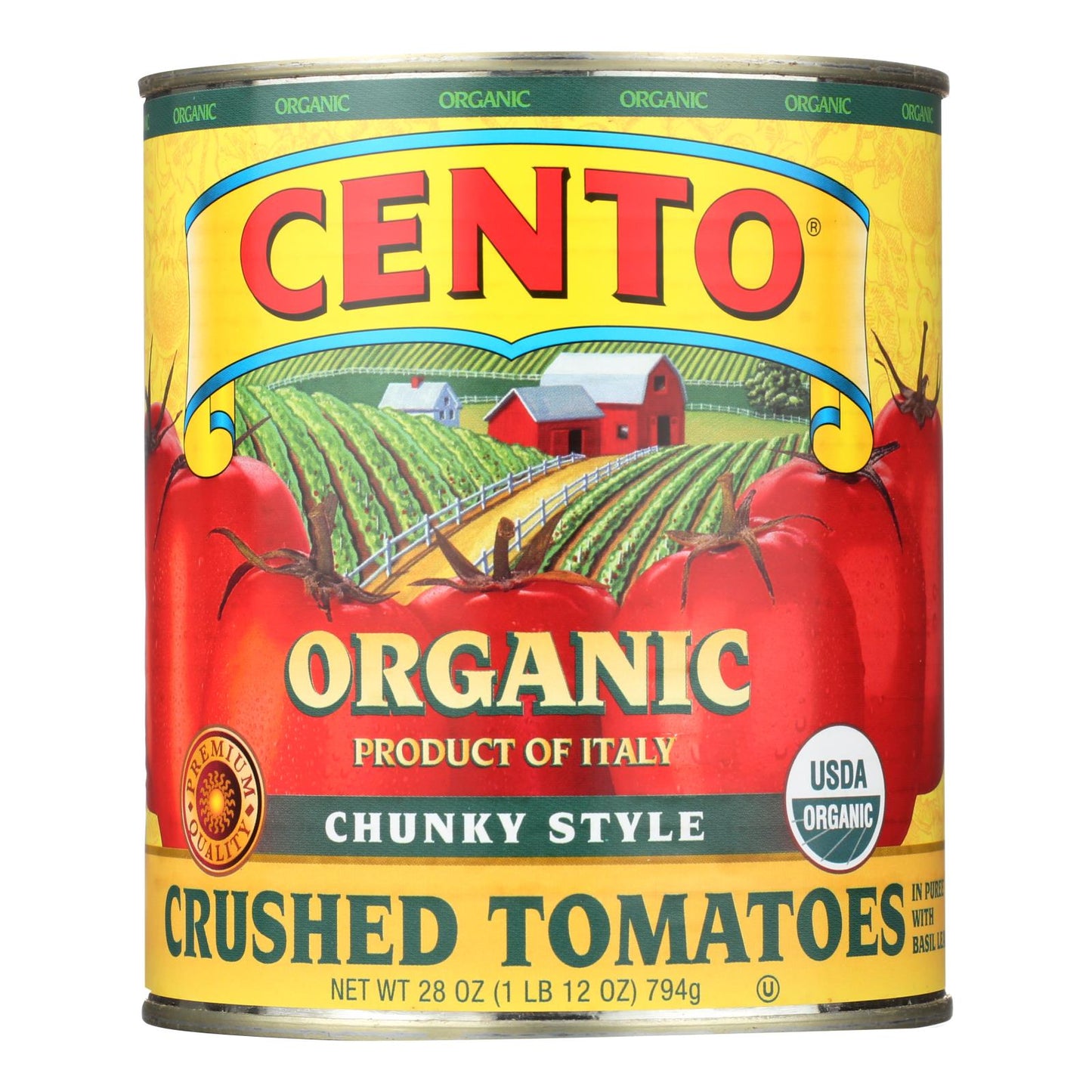 Cento - Chunky Style Crushed Tomatoes - Case Of 6 - 28 Oz.