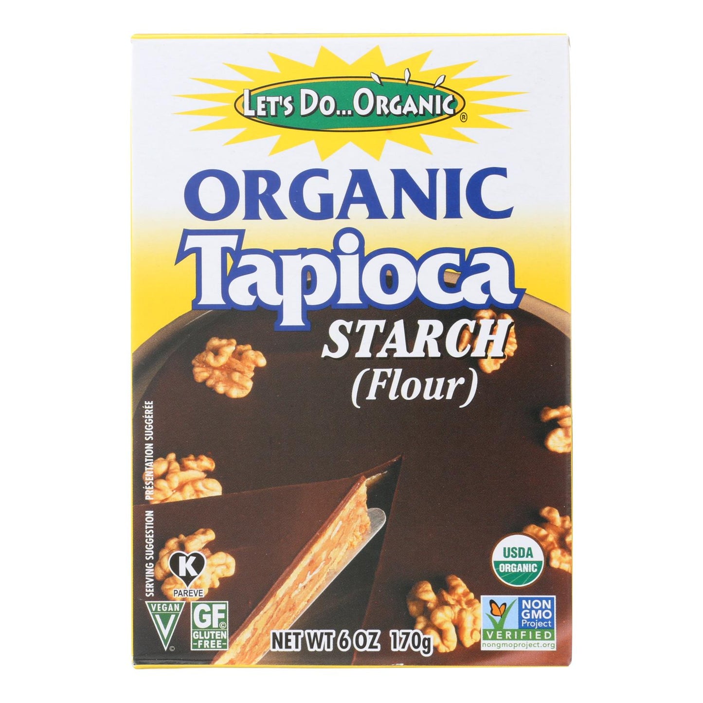 Let's Do Organics Tapioca Starch - Organic - 6 Oz - Case Of 6